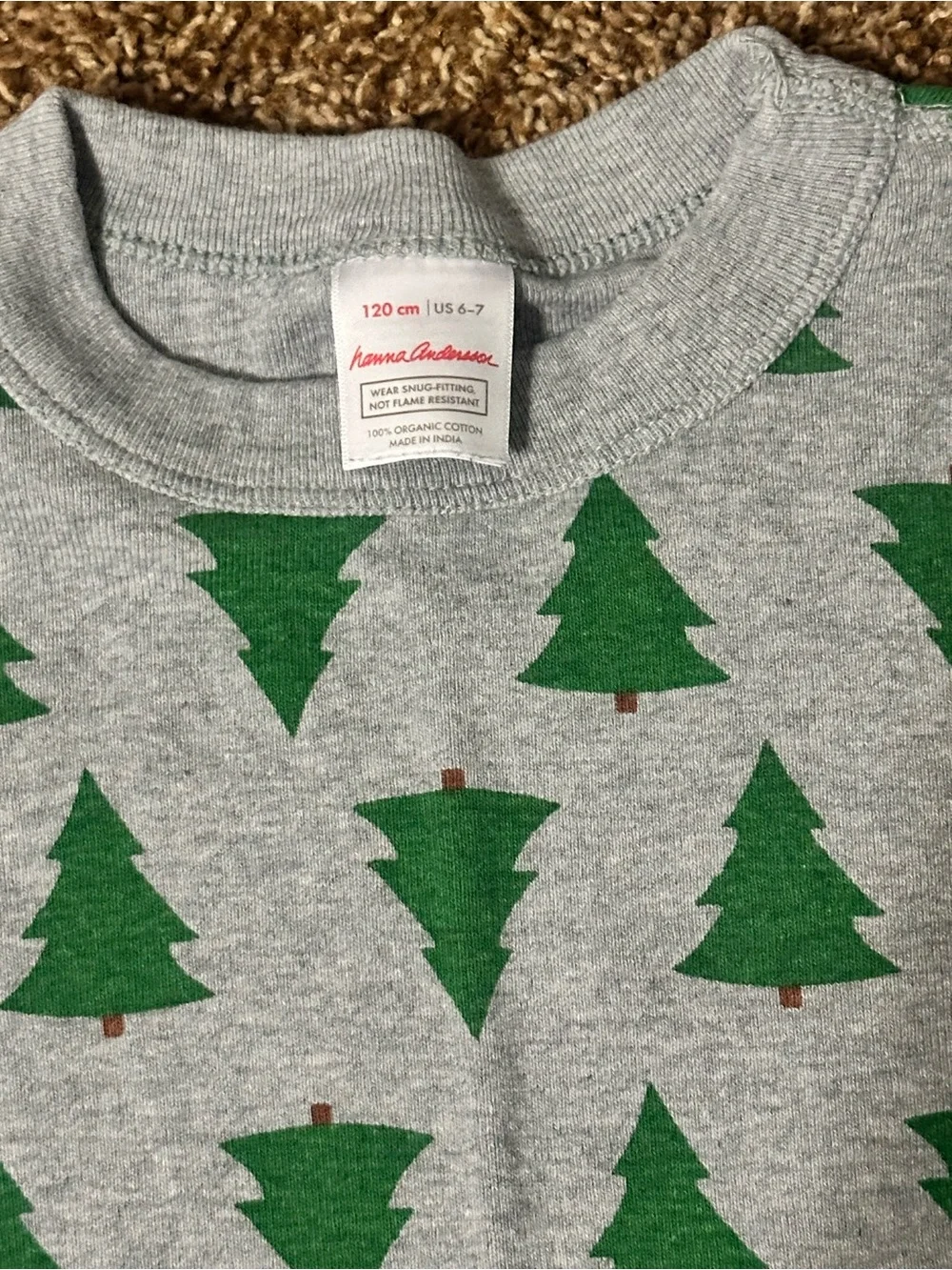 Hanna Andersson Christmas Tree Pajamas Sibling Set